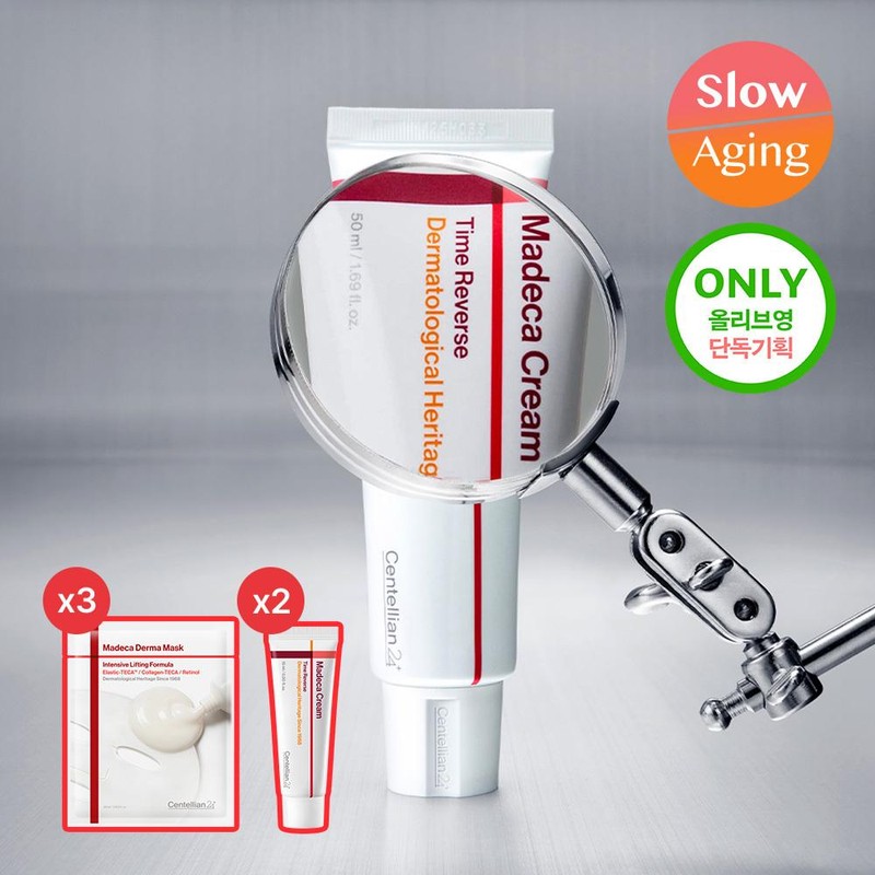 Centellian24 Madeca Cream Time Reverse 50ml Set (+15ml*2ea+Derma Mask Sheet