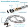 High Pressure Handheld Shower Head Briout 5-Settings Powerful Water Spray