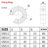 GooEquip Linear Guide SBR16 2 x Linear Rails and 4