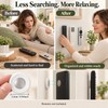3pcs No Drill Magnetic Remote Holder - Wall Mount for