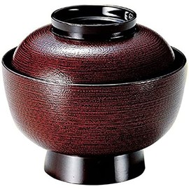 J-kitchens TA) 4.5 Zoni Bowl (Lid) Tameba Game Inner Black, Made in Japan, Diameter 5.2 x Height 4.5 inches (13.2 x 11.6 cm), Tableware No. 600