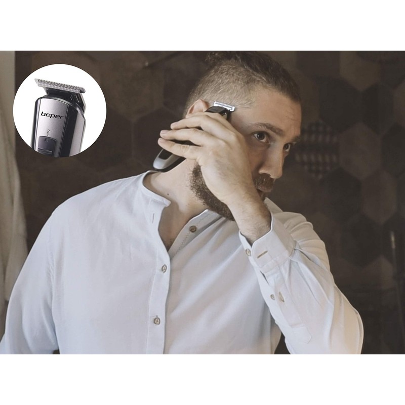 BEPER 40.742 Face Hair and Body Cutter Set 10 in