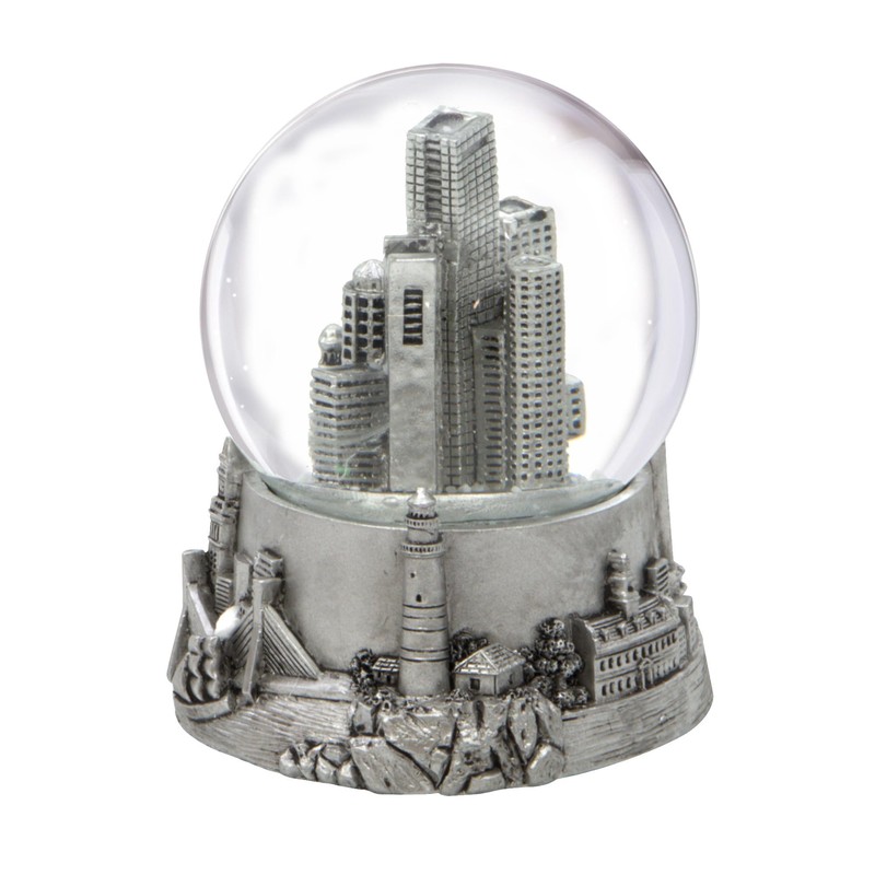 Boston Silver Snow Globe 65mm