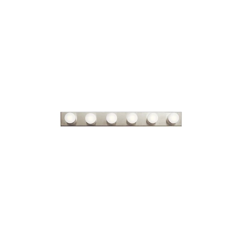 Kichler 36" Bath Bar Vanity Light in Brushed Nickel, 6-Light