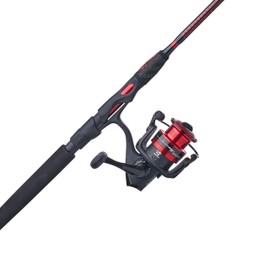 Ugly Stik 7' Carbon Walleye Spinning Rod and Reel Combo, 30 Size Reel, 2 Piece Fishing Rod, Medium Rod Power, 6 - 12 lb Line Rating, Lure Rating 1/8 - 3/4 oz