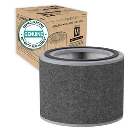 GermGuardian Filter V Smoke Clear HEPA Genuine Air Purifier Replacement Filter, Removes 99.97% of Pollutants, Smoke Toxins and Odors, for AirSafe Series and AC151, Black/Gray, FLT151SM