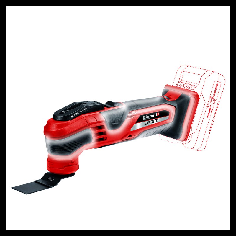Einhell Varrito 18 Volt Power X Change Cordless Oscillating Mutli