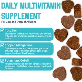 Schupethauer SCHUPETHAUER Trace Mineral Soft Chews for Dogs & Cats C Nutritional Supplement for Immune Support, Metabolism, and Healthy Skin & Coat C 9.17 oz / 260g (170 Chews)