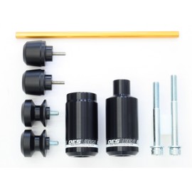 OES Frame Sliders Swingarm Spools Fork Sliders 2016 2017 2018 2019 2020 2021 2022 2023 Kawasaki Ninja ZX10R No Cut (White)