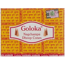Xtremek Goloka Nag Champa Dhoop Cones, 12 boxes