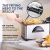 Elite Gourmet EDF2100 Electric Immersion Deep Fryer Removable Basket Adjustable