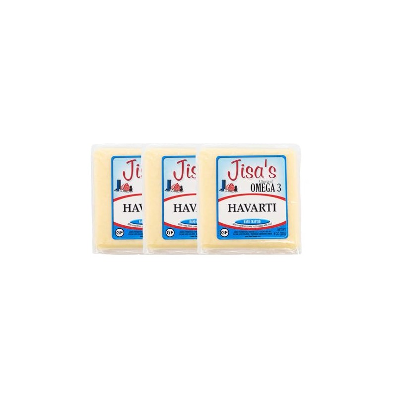 Havarti | 3-Pack | 8 oz Each | Artisan Cheese