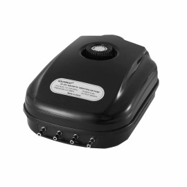 SUNSUN Aquarium Air Pump 300Gal Adjustable 4 outlets for Fish Tank Sponge Filter - Air Pump