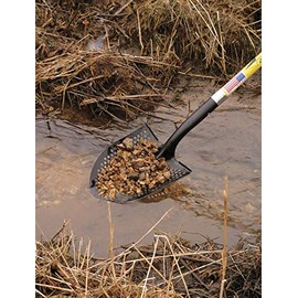 Seymour Midwest Toolite Mud/Sifting Round Point Shovel, 48 in.