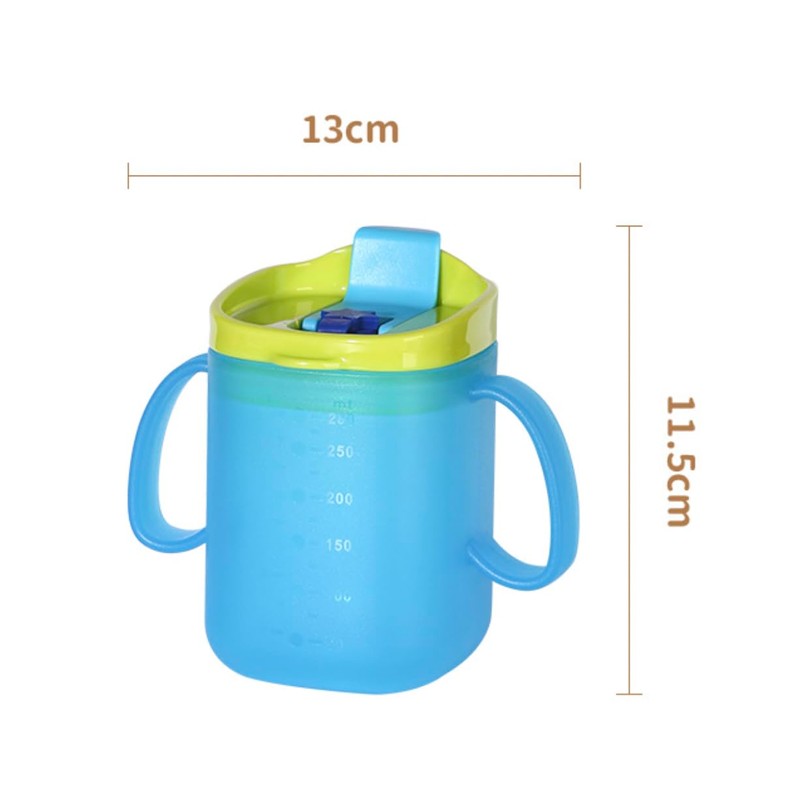 BCDHAMATE Adult Sippy Cups for Elderly, 280ml Spill Proof Cups