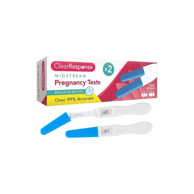 2 Pack Pregnancy Tests Strips Midstream Clear & Early Response