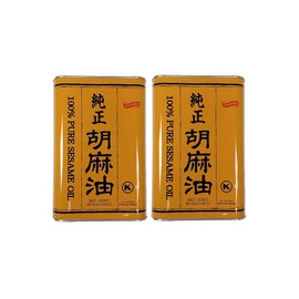 Shirakiku 100% Pure Sesame Oil, 56 Fl Oz, Pack of 2