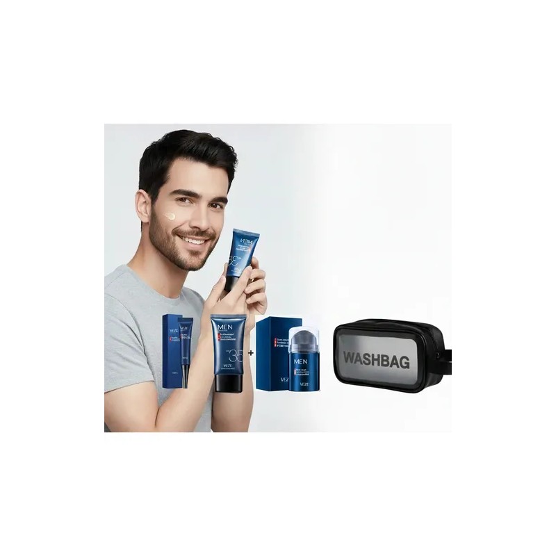 Skincare Hombre Protector Solar Contorno Ojos E Hidratante