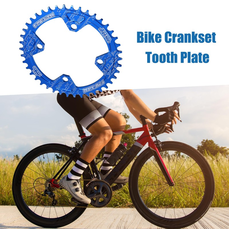 A ABSOPRO 42 Teeth 104mm Bicycle Wide Chainring Crankset Tooth