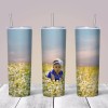 White ProSub 20oz Straight Skinny Tumbler Sublimation Mug Blanks -
