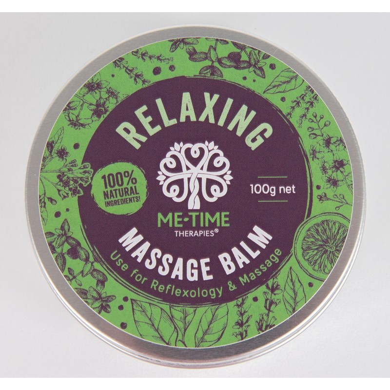 Me Time Massage Balm (Relaxing) Reflexology Balm (Lavender, Bergamot &