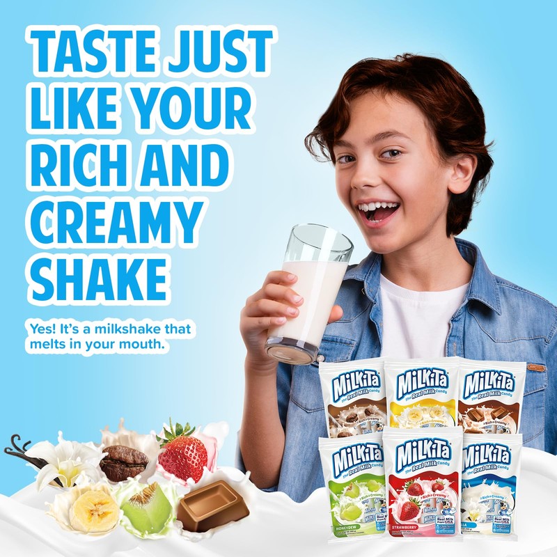 Milkita Creamy Assorted Milk Candy – Low-Sugar Healthy Sweets with