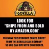 Gorilla Waterproof Caulk & Seal 100% Silicone Sealant, 10oz Cartridge,