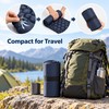 Inflatable Camping Sleeping Pad with Pillow – Self-Inflating Air Cushion