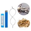 30pcs Metal Jewelry Cored Rod with Jewelry Cross Locking Tweezers