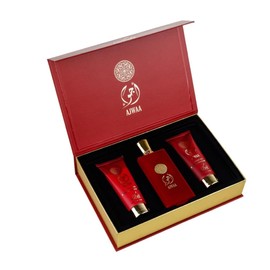 Nusuk Ajwaa Luxury Bath Gift Set with Shower Gel and Body Lotion, 100 ml