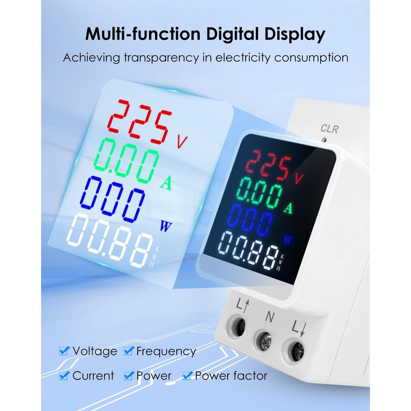 BOQNZN 240V 60A Generator Transfer Switch, Prewired Transfer Panel with