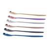 6PCS Coffee Spoon Stainless Steel Mixing Spoon Thickened Long Handle