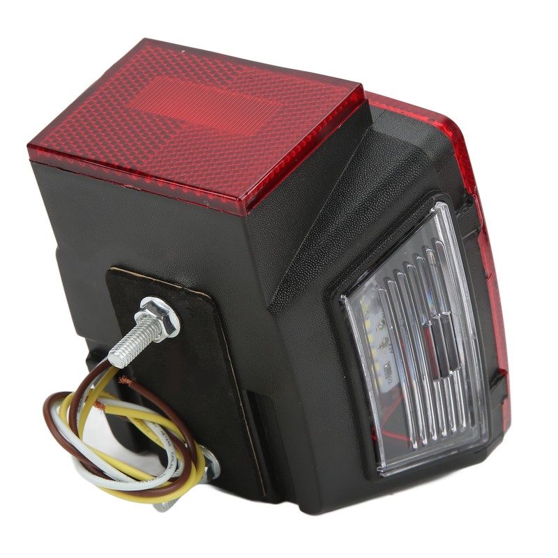 Pair LED Square Lights 12V Trailer Tail Brake Lamp High