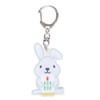 Kamio Japan Rappie Key Chain Acrylic Key Chain/Mahjong Rabbit