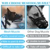 Dog Muzzle, Soft Mesh No Barking Pet Muzzles for Small