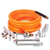 MELPRISU 17 Pieces Air Tool Kit 3/8" X 25ft PVC