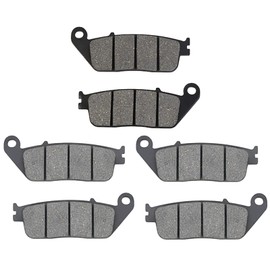 AHL Front and Rear Brake Pads Set for Honda ST1100 (Non ABS Models) 1991-2002 (Semi-metallic)