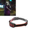 USB Rechargeable LED Headlamp Waterproof Outdoor Red Light Warning Head