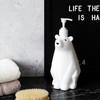 Soap Dispenser Bottle Cute Bear Shape Large Capacity Pump Dispenser