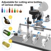 Smasener Wine Bottle Cutter,Glass Bottle Cutter Set, Wine Bottle Cutter