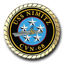 Military Productions USS Nimitz CVN-68 US Navy Challenge Coin