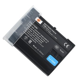 DSTE EN-EL15 ENEL15A EN-EL15B EN-EL15C Rechargeable Li-ion Battery Compatible with Nikon 1 V1, Z6, Z7, Z8, Z6II, Z7II D500, D600, D800, D850, D750, D7000, D7100, D610, D7200