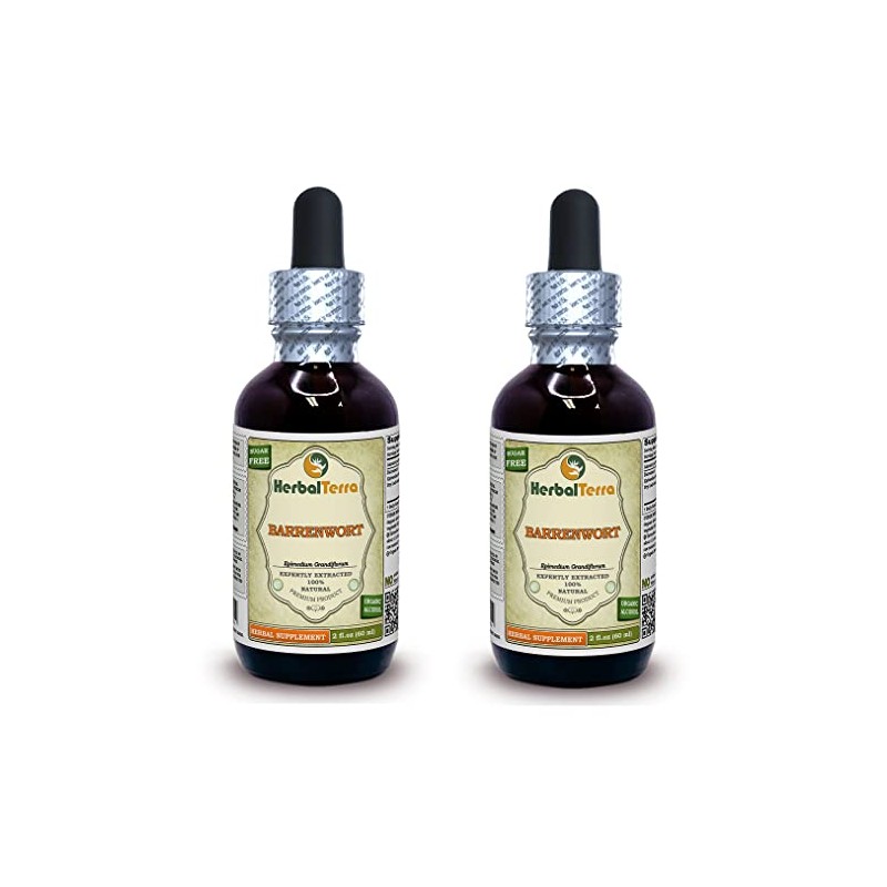 Barrenwort (Epimedium grandiflorum) Tincture, Dried Leaves Liquid Extract (Brand Name: