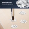 Vyuwast 300 Pcs Easy Fix Washers Insulation Washers for Screws