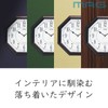 MAG(マグ) 掛け時計 八角形 アナログ オクターゴ 静音 連続秒針 ブラウン W-287BR-Z
