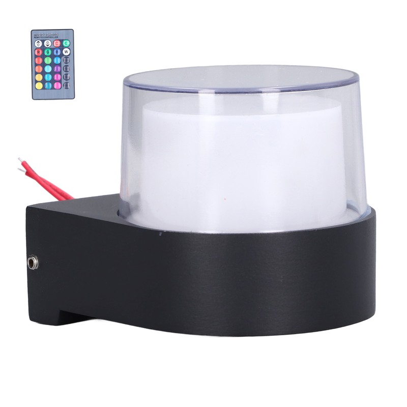 Outdoor Wall Sconce 5W RGB Remote Control LED Waterproof Wall