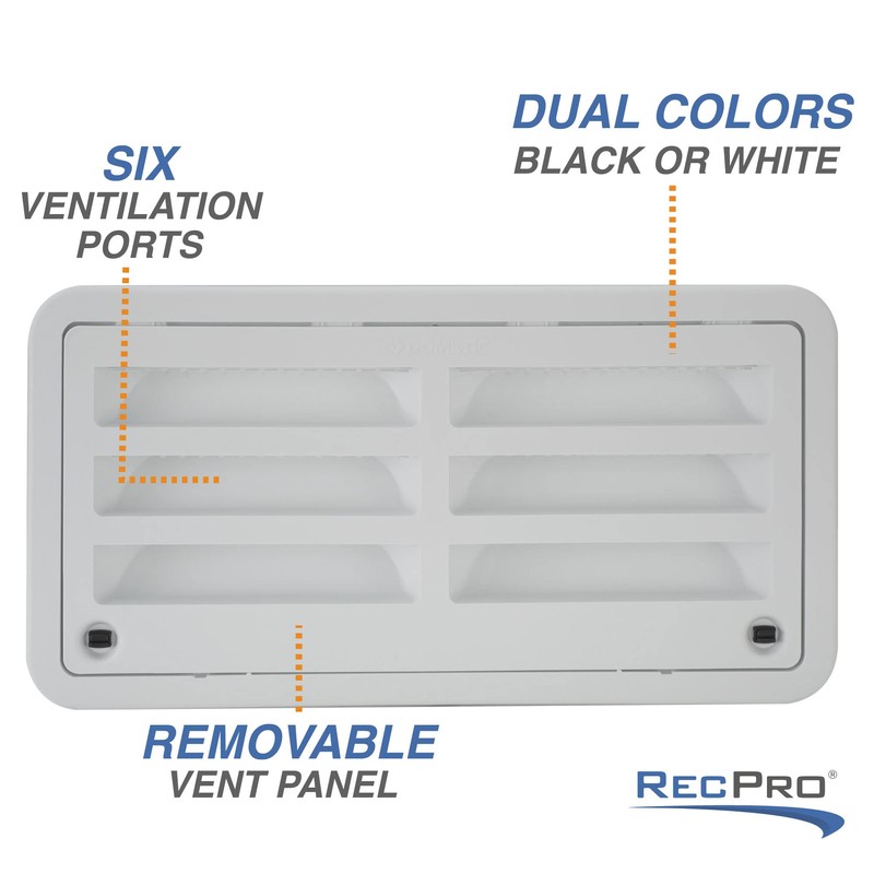 RecPro RV 20" Compatible with Dometic Refrigerator Side Wall Vent