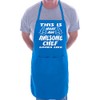 Print4U Awesome Chef Funny Fathers Day BBQ Cooking Novelty Apron