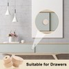 MOSNOW 15 PCS Wood Drawer Knobs with Screws, Round Wood