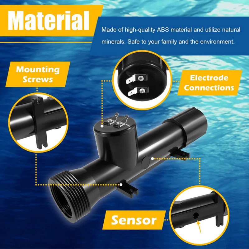 for Hybrid 4CH4002-R Pool Cleaner Ionizer Chamber Replace for Hybrid